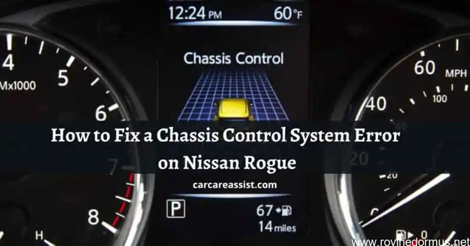 2016 nissan rogue chassis control system error